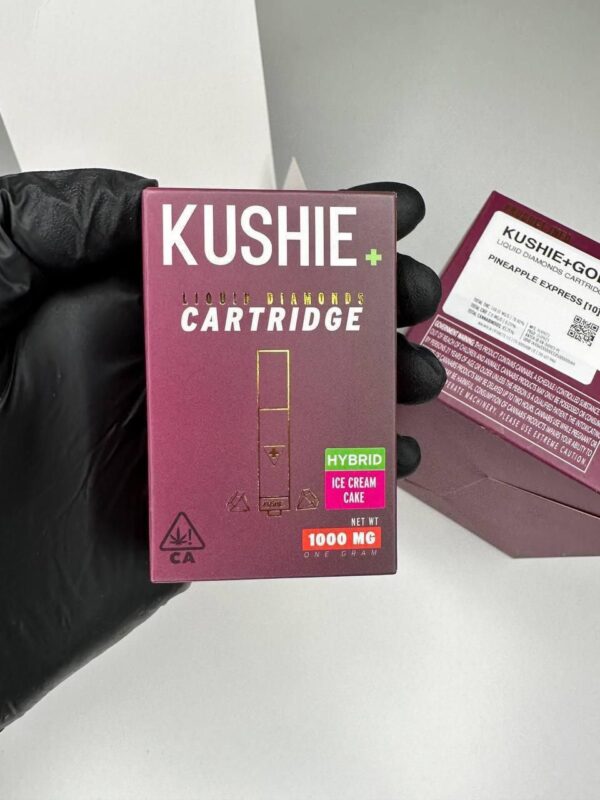 licensed kushie liquid diamond 1g cart