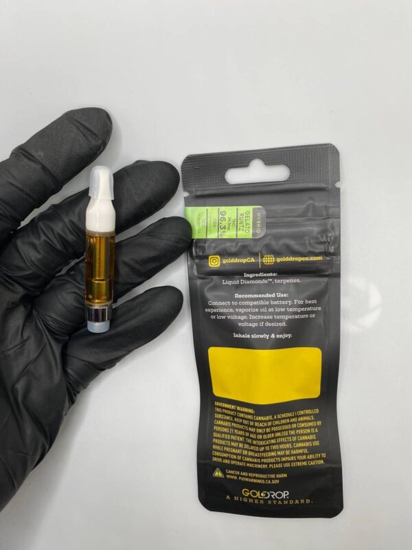 Gold Drop liquid diamonds 1 gram cartridge